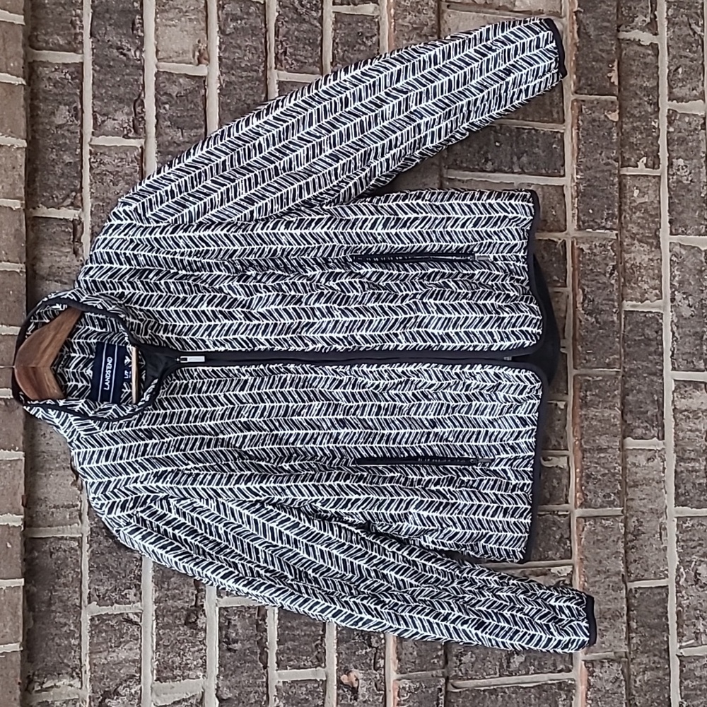 Lands End Primaloft Diamond Quilted Jacket Size Large 14-16